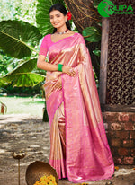 Load image into Gallery viewer, Attractive Pink Color Kanjivaram Silk Traditional Party Wear Saree