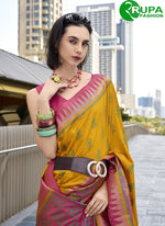 Load image into Gallery viewer, Gorgeous Multi Color Silk Weaving Work Classic Saree