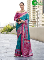 Load image into Gallery viewer, Marvolous Multi Color Silk Weaving Work Contemporary Saree