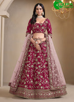 Load image into Gallery viewer, Maroon Color Art Silk Designer Party Wear Lehenga Choli