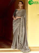 Load image into Gallery viewer, Gorgeous Fabric Trendy Saree In Purple Color