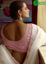 Load image into Gallery viewer, Fancy Fabric Contemporary Saree In White Color