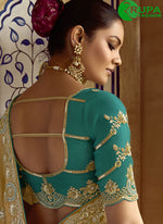 Load image into Gallery viewer, Attractive Mustard Fancy Fabric Designer Saree