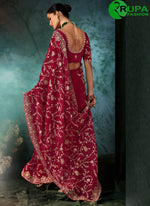 Load image into Gallery viewer, Wonderful Purple Color Satin New Designer Party Wear Classical Saree