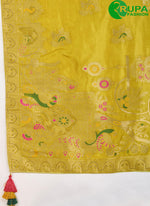 Load image into Gallery viewer, Wonderful Green Pure Dola Traditional Saree