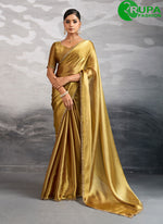 Load image into Gallery viewer, Awesome Mustard Color Burberry Classic Designer Party Wear Saree