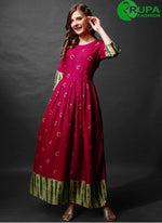 Load image into Gallery viewer, Beautiful Pink Color Readymade Rayon With Designer Printed Kurti
