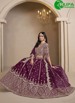Load image into Gallery viewer, Maroon Color Art Silk Designer Embroidery Work Lehenga Choli