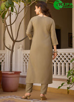 Load image into Gallery viewer, Marvelous Pista Color Rayon Embroidered and Zari Work Salwar Suit