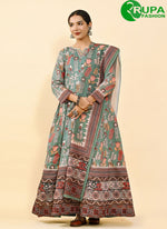 Load image into Gallery viewer, Splendors Multi Color And Beads an Stones Beautiful Gown