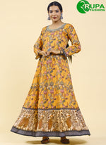 Load image into Gallery viewer, Gorgeous Multi Color New Designer Chanderi Silk Party Wear Gown