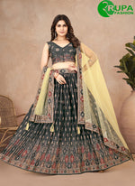 Load image into Gallery viewer, Beautiful Multi Color Digital Printed And Crushed Work Lehenga Choli