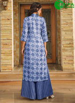 Load image into Gallery viewer, New Designer Blue Color And Rayon Cotton with Digital Print Kurti