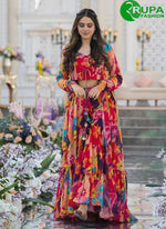 Load image into Gallery viewer, Beautiful Multi Color And Digital Print Party Wear Garara Suit With Shrug