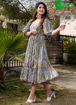 Load image into Gallery viewer, Splendorous Multi Color Rayon Party Wear Kurti