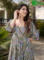Load image into Gallery viewer, Splendorous Multi Color Rayon Party Wear Kurti