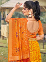 Load image into Gallery viewer, Yellow Color Silk Trendy Party Wear Saree