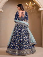 Load image into Gallery viewer, Marvelous Art Silk Lehenga Choli In Teal