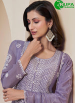Load image into Gallery viewer, Gorgeous Purple Color With Embroidery Work And Pakistani Palazzo Salwar Suit