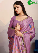 Load image into Gallery viewer, Marvelous Multi Color Silk Fancy Blouse And Festival Saree