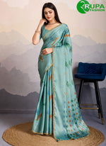 Load image into Gallery viewer, Eye Catchy Multi Color Silk And Fancy Lace Ceremonial Saree