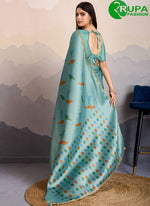 Load image into Gallery viewer, Eye Catchy Multi Color Silk And Fancy Lace Ceremonial Saree