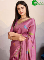 Load image into Gallery viewer, Beautiful Multi Color Fancy Sone Lace & Desinger Latakan Saree