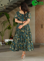 Load image into Gallery viewer, Lovely Multi Color Faux Georgette With Print And Party Wear Gown