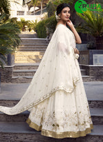 Load image into Gallery viewer, New Designer Off White Color Sequins and Thread Embroidery Work Lehenga Choli
