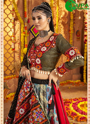 Speechless Multi Color Rayon Designer Lehenga Choli