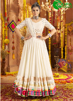 Load image into Gallery viewer, Wonderful Off White Color New Rayon Designer Lehenga Choli
