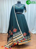 Load image into Gallery viewer, Attractive Green Color Rayon Readymade Lehenga Choli
