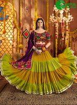 Load image into Gallery viewer, Eye Catchy Multi Color Viscose Cotton Designer Traditional Lehenga Choli
