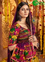 Load image into Gallery viewer, Eye Catchy Multi Color Viscose Cotton Designer Traditional Lehenga Choli
