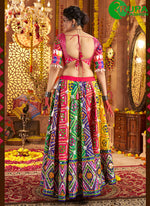 Load image into Gallery viewer, Angelic Multi Color Cotton Readymade Lehenga Choli with Jacquard, Patch Border and Print Work
