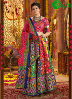 Load image into Gallery viewer, Angelic Multi Color Cotton Readymade Lehenga Choli with Jacquard, Patch Border and Print Work
