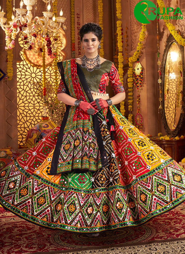 Speechless Multi Color Organic Cotton Designer Readymade Traditional Lehenga Choli