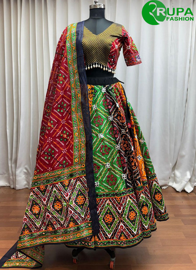 Speechless Multi Color Organic Cotton Designer Readymade Traditional Lehenga Choli