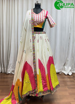 Load image into Gallery viewer, Wonderful White Color Silk Designer Readymade Traditional Lehenga Choli
