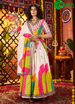 Load image into Gallery viewer, Wonderful White Color Silk Designer Readymade Traditional Lehenga Choli
