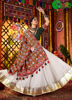 Load image into Gallery viewer, Divine White Color Silk New Designer Traditional Party Wear Lehenga Choli

