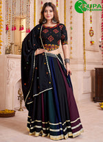 Load image into Gallery viewer, Multi Color Viscose Cotton Ready Made Traditional Lehenga Choli

