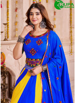 Load image into Gallery viewer, Stunning Multi Color Viscose Cotton New Designer Traditional Ready Made Lehenga Choli
