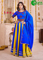 Load image into Gallery viewer, Stunning Multi Color Viscose Cotton New Designer Traditional Ready Made Lehenga Choli
