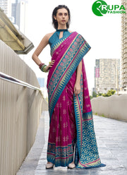 Splendid Multi Color And Soft Silk For Party Wear Saree