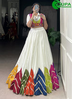 Load image into Gallery viewer, Multi Color Pure Rayon Designer Party Wear Ready Made Lehenga Choli
