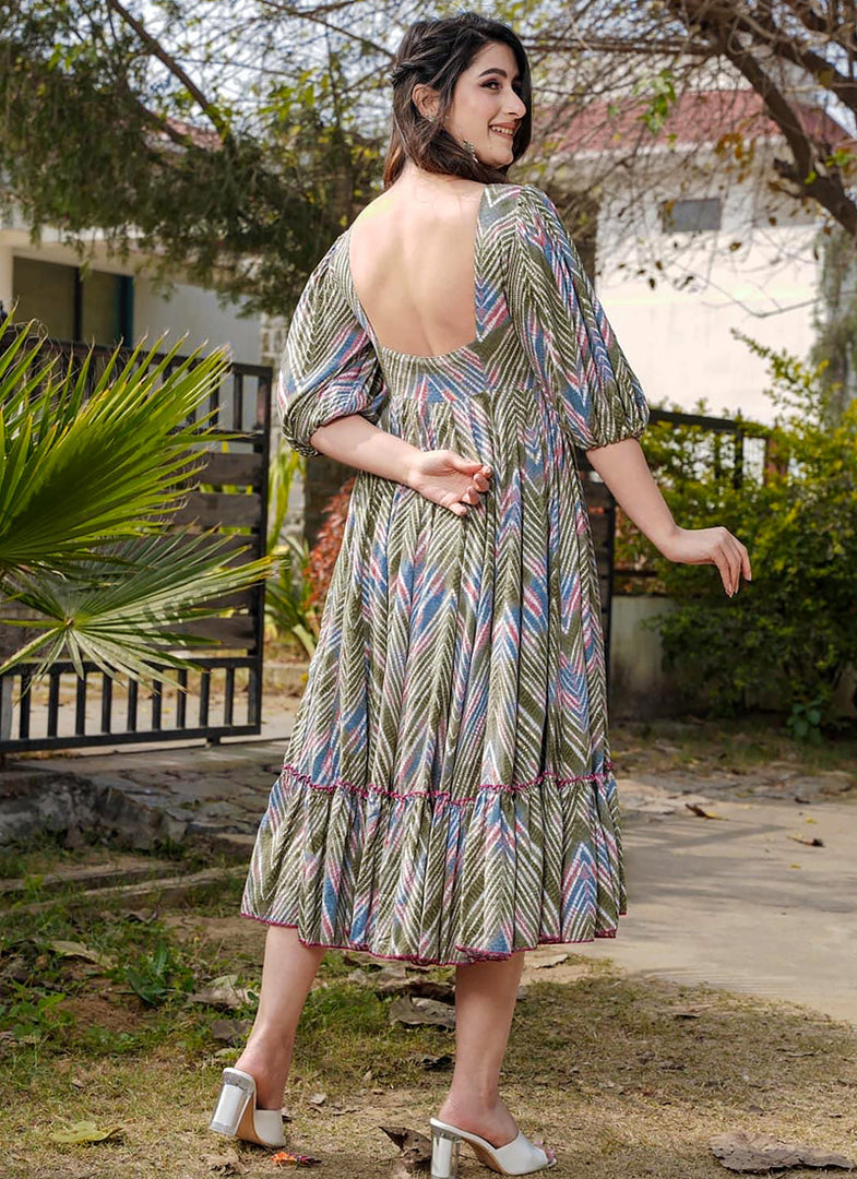 New Designer Multi Color Heavy Rayon Party Wear Kurti