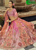 Load image into Gallery viewer, Lovely Pink Color Silk Designer Ready Made Lehenga Choli with Embroidered, Sequins and Zari Work