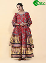 Load image into Gallery viewer, Delightful Multi Color New Designer Chanderi Silk Party Wear Gown