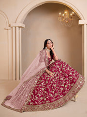 Speechless Maroon Color Art Silk Designer Lehenga Choli